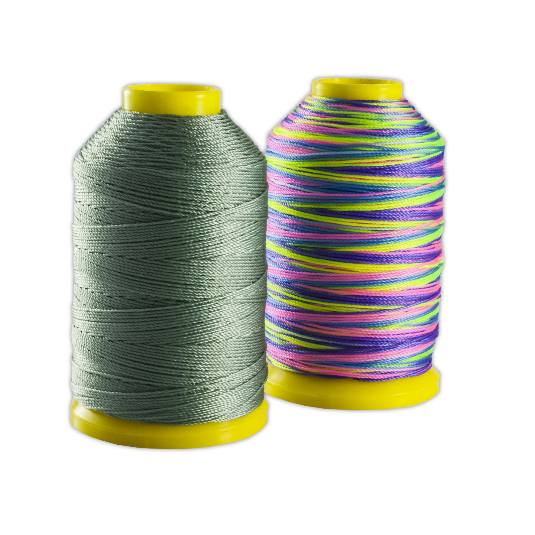 Bobine 4m - Fil Nylon Tressé 1,5mm MULTICOLORE