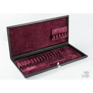 coffret cuir pour 19 anches - 14 hautbois et 5 cor anglais